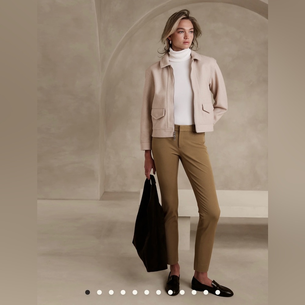 Banana Republic Sloan Pant, caramel color, WORN ONCE